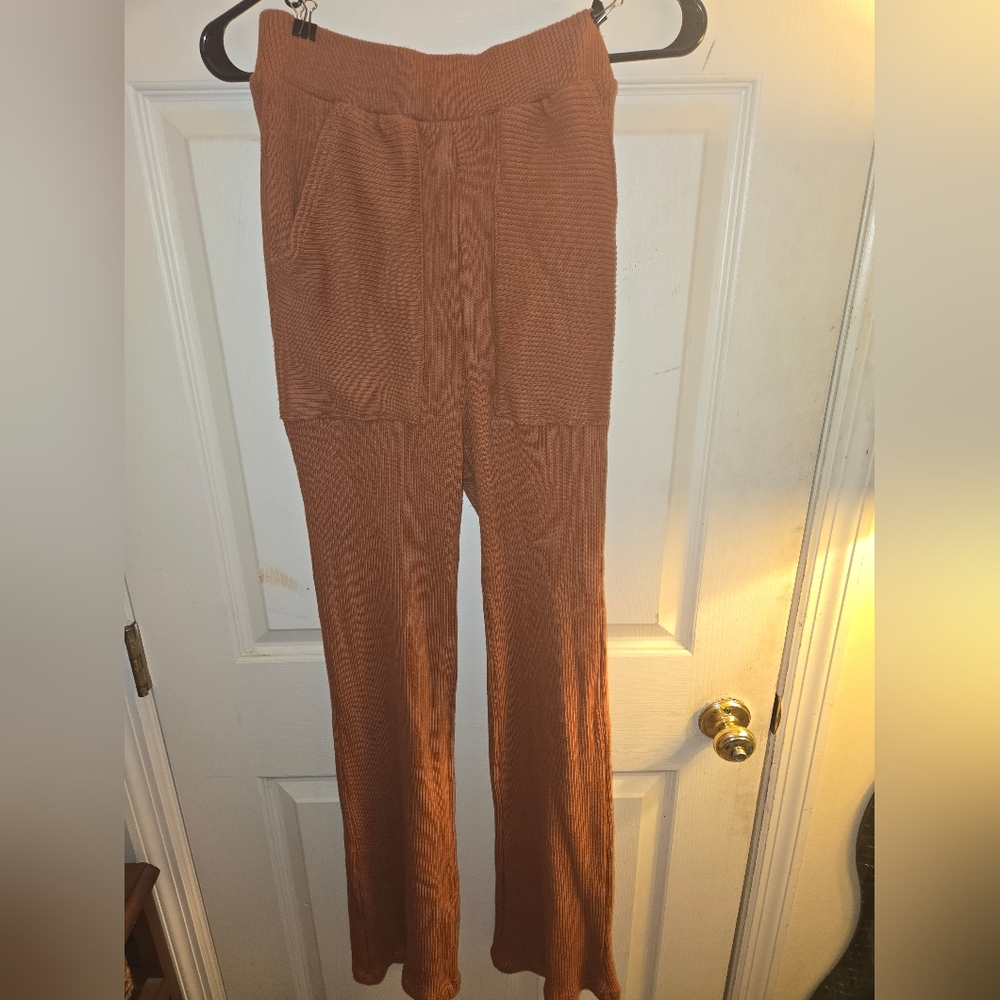 NWT Free People Orange Sweater And Pants-FP BEACH XS - Picture 8 of 8
